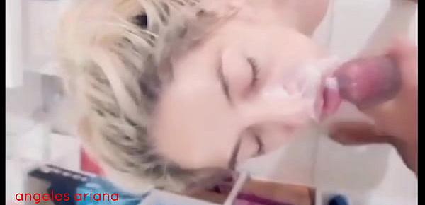  Qué manera de chuparvpijas y tomar leche!!!Angeles Ariana , la del orto masoquista.